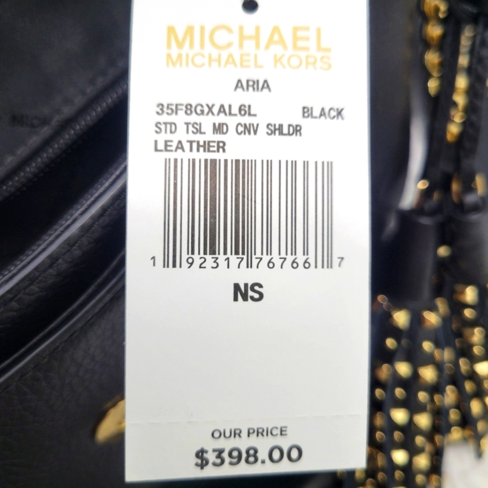 🎋Michael Kors Aria Studded Crossbody/Shoulder Bag - Picture 11 of 15